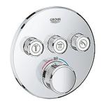 rund indbygning til funktioner 3 termostat smartcontrol grohe