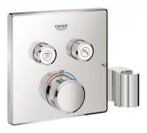 firkantet bruseholder og funktioner 2 med indbygning termostat smartcontrol grohe