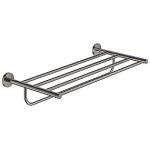 graphite hard poleret - hylde med håndklædestang multi essentials grohe