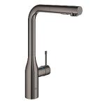 graphite hard poleret - udtrækstud med l-tud køkkenarmatur essence grohe