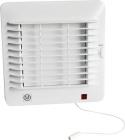 98mm 155x155mm lukke automatisk snoretrk hygrostat med ventilator fugtstyret hvid chz 100 edm p s