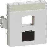 lysegr modul 1 rj45 keystone 2x for dataudtag line clic lk
