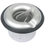 stl syrefast 50mm vandlukkehjde 75mm to-delt indbygningsvandls lav cher bl
