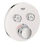 2sc glas hvidt termostatarmatur smartcon grohe