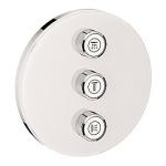 3sc glas hvidt sæt kontrol volume triple smartcontrol grohe