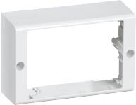 hvid dobbelt monteringsbox clicline