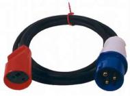 stikprop cee - forlngerled dk 16a 230v mtr 1 kabel adaptor
