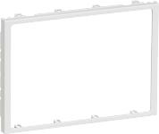 hvid universal modul 2 ramme line clic