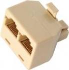 hun 2xrj12 - han rj12 t-paralleladaptor