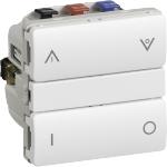 hvid modul 1 afbryder kombi allround fuga - wireless ihc lk