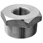 316 aisi rustfri maskinbearbejdet 2 x 3 nippelmuffe