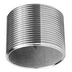 316 aisi rustfri cylindrisk rrgevind whitworth med 38mm x 2 1 1 nippel