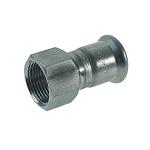 m-bakke 4 3 x mm 28 muffe med overgang press rustfri xpress vsh