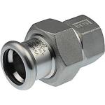 m-bakke 4 3 x mm 22 muffe med union press rustfri xpress vsh