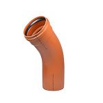 400mm 45 bjning pvc wavin