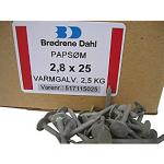 pakke pr stk -1285 varmgalvaniseret 8x25mm 2 tagpapsm