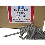 pakke pr stk 932 - varmgalvaniseret 8x40mm 2 tagpapsm