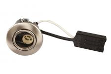 rustfri lyskilde ex - stål børstet gu10 ø88mm rund qi luna udendørs - products scan