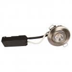 rund stål børstet ss316 ip65 ra95 2700k 2w 6 flimmerfri dæmpbar 230v lp luna