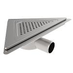 stl rustfrit fliser beton til vandls indbygn smremembran samt trekantet udlb mm 50 vandret med gulvaflb just cher bl