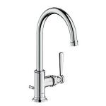 krom bundventil op løft med 210 håndvaskarmatur montreux axor hansgrohe