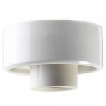 ip20 hvid mm 5 84 gevind e27 lige loftlarmatur porceln