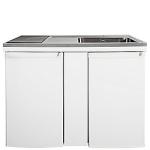 højre til vask 1200x610x900 mål hvid culina minikøkken juvel intra