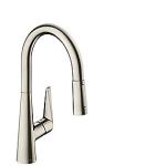 finish stål rustfri udtrækstud med køkkenarmatur s200 talis hansgrohe