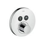afspærring med termostatarmatur showerselect axor hansgrohe