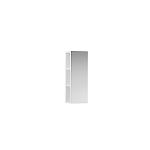 hvid mat 250x700x180 spejl med element bent base laufen