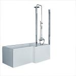 carronite not venstre område bruse med akryl 700x540mm endepanel quantum strømberg