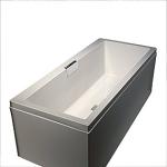 1700x750x540mm carronite badekar til l-panel strmberg