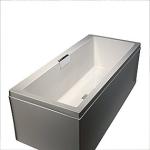 1500x700x515mm carronite badekar til l-panel strmberg