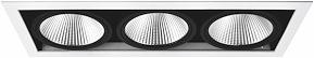 ip21 sort hvid 3x10w led md-251 downlight