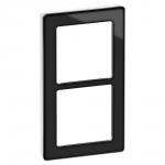 hvid sort 2x1m ramme glas pure fuga