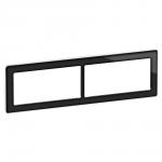 hvid sort 2x2m ramme glas pure fuga