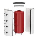 bufferbeholder ltr 300 ps til hvid mm 80 isolering flamco