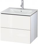 hvid 62x48 l-cube duravit vaskeskab