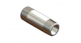 mm 100 x 2 1 krom nippelrr
