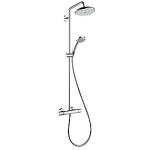 krom showerpipe ecosmart 220 croma hansgrohe