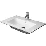 wondergliss overløb og hanehul med 83x49cm vask starck by me duravit