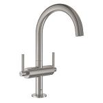 supersteel togreb l hndvaskarmatur new atrio grohe
