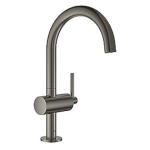 graphite hard børstet bundventil med l håndvaskarmatur new atrio grohe