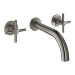 vægmonteret graphite hard børstet håndvaskarmatur new atrio grohe