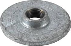 gevind med flange sort 4 1 1