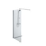 mm 600 profil alu og glas hrdet klart brusevg fast sfnk space if