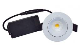 hvid mat 85mm 95 cri lumen 340 4000k 5w led profile low velia - nordtronic