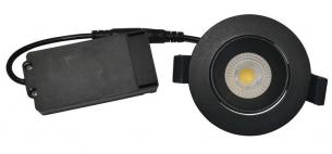 sort mat 85mm 95 cri lumen 340 4000k 5w led profile low velia - nordtronic