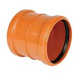 en1401 sn4 indstiksmuffe kort med 160mm skydemuffe pvc