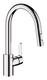 krom zero udtrkstud med kkkenarmatur dual bruser get grohe